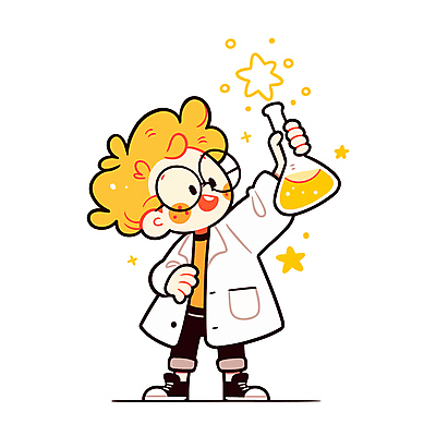 전신 남자 어린이 일러스트 실험 한명 들기 소년 반짝임 노란색 관찰 실험복 과학자 즐거움 삼각플라스크 소년한명만 안경낌 일러캐릭터 AI파일 직업 캐릭터 1 감정 안경 컬러 과학 모션 사람 가운 플라스크 학자 남자한명만 소년만 파일형식 벡터