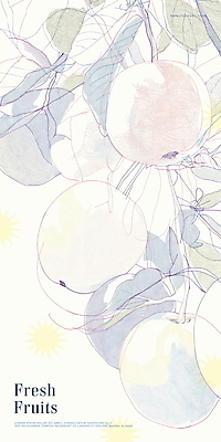 PSD 잎 일러스트 사람없음 신선 자두 국내일러스트 식물 과일 파일형식