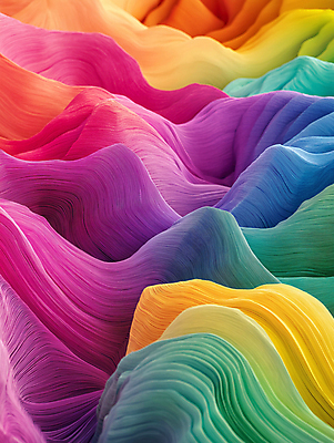 JPG 편집이미지 종이 백그라운드 곡선 추상 사람없음 컬러풀 페이퍼아트 혼합 입체 지형 층 경관 편집실사 AI컴퓨터그래픽 AI콘텐츠 선 컬러 무늬 풍경 CG 파일형식