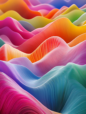 JPG 편집이미지 종이 백그라운드 곡선 추상 사람없음 컬러풀 페이퍼아트 혼합 입체 지형 층 경관 편집실사 AI컴퓨터그래픽 AI콘텐츠 선 컬러 무늬 풍경 CG 파일형식