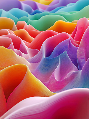 JPG 편집이미지 종이 백그라운드 곡선 추상 사람없음 컬러풀 페이퍼아트 혼합 입체 지형 층 경관 편집실사 AI컴퓨터그래픽 AI콘텐츠 선 컬러 무늬 풍경 CG 파일형식