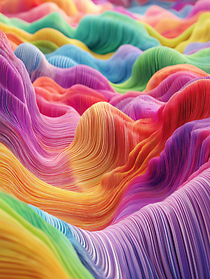 JPG 편집이미지 종이 백그라운드 곡선 추상 사람없음 컬러풀 페이퍼아트 혼합 입체 지형 층 경관 편집실사 AI컴퓨터그래픽 AI콘텐츠 선 컬러 무늬 풍경 CG 파일형식