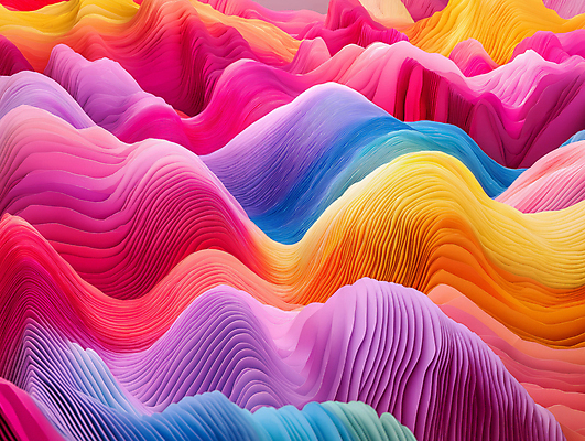 JPG 편집이미지 종이 백그라운드 곡선 추상 사람없음 컬러풀 페이퍼아트 혼합 입체 지형 층 경관 편집실사 AI컴퓨터그래픽 AI콘텐츠 선 컬러 무늬 풍경 CG 파일형식