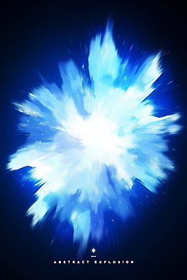 PSD 백그라운드 일러스트 추상 사람없음 파란색 빛 에너지 폭발 국내일러스트 컬러 무늬 파일형식