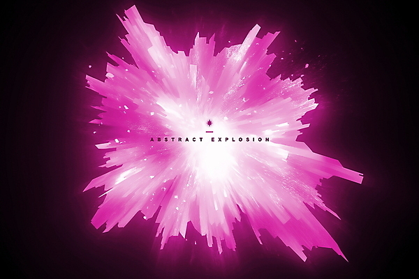 PSD 분홍색 백그라운드 일러스트 추상 사람없음 빛 에너지 폭발 국내일러스트 컬러 무늬 파일형식