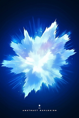 PSD 백그라운드 일러스트 추상 사람없음 파란색 빛 에너지 폭발 국내일러스트 컬러 무늬 파일형식