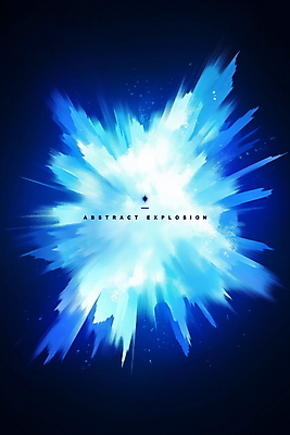 PSD 백그라운드 일러스트 추상 사람없음 파란색 빛 에너지 폭발 국내일러스트 컬러 무늬 파일형식