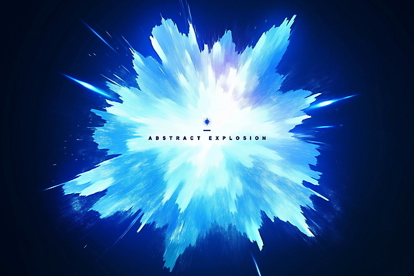 PSD 백그라운드 일러스트 추상 사람없음 파란색 빛 에너지 폭발 국내일러스트 컬러 무늬 파일형식