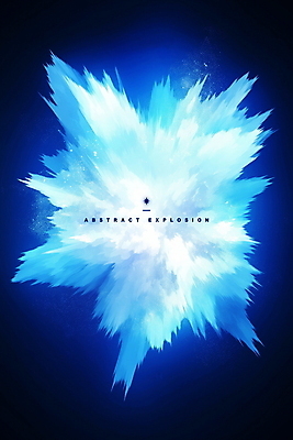 PSD 백그라운드 일러스트 추상 사람없음 파란색 빛 에너지 폭발 국내일러스트 컬러 무늬 파일형식