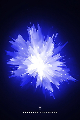 PSD 백그라운드 일러스트 추상 사람없음 파란색 빛 에너지 폭발 국내일러스트 컬러 무늬 파일형식