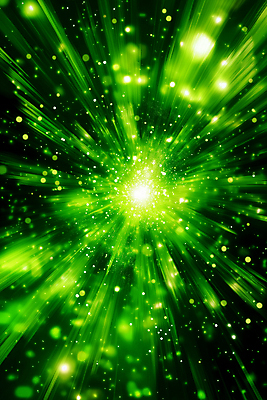 JPG 편집이미지 별 백그라운드 추상 사람없음 연두색 빛 반짝임 에너지 폭발 보케 은하 편집실사 AI컴퓨터그래픽 AI콘텐츠 자연요소 무늬 모션 초록색 우주 CG 파일형식