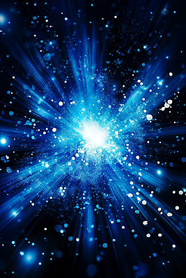 JPG 편집이미지 별 백그라운드 추상 사람없음 파란색 빛 반짝임 에너지 폭발 보케 은하 편집실사 AI컴퓨터그래픽 AI콘텐츠 자연요소 컬러 무늬 모션 우주 CG 파일형식