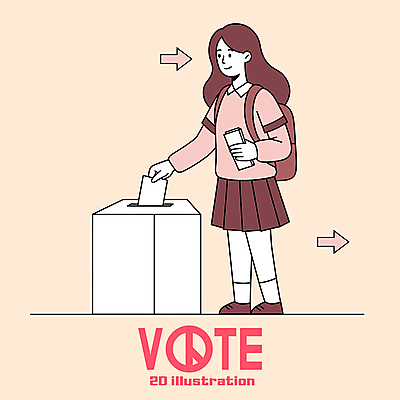 전신 여자 화살표 분홍색 일러스트 배낭 한명 들기 성인 투표 투표용지 투표함 넣기 참여 투표소 성인여자한명만 기표문양 국내일러스트 AI파일 1 문양 컬러 가방 모션 사람 선거 여자한명만 성인여자만 파일형식 벡터