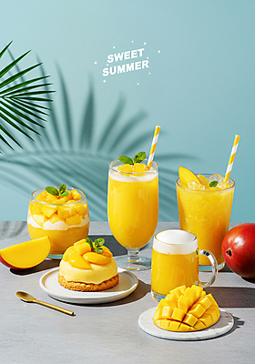 PSD 편집이미지 포스터 잎 잔 빨대 그림자 사람없음 컵 여름 케이크 숟가락 카페 메뉴 냉음료 망고주스 시즌상품 신상품 페퍼민트 망고빙수 애플망고 망고아이스크림 이미지편집 식물 식기 계절 음료 아이스크림 디저트 수저 상점 과일주스 상품 민트 빙수 망고 파일형식