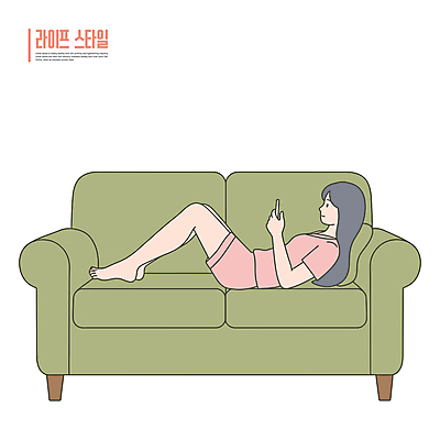 전신 라이프스타일 여자 쿠션 일러스트 한명 들기 성인 일상 스마트폰 소파 눕기 기댐 성인여자한명만 국내일러스트 AI파일 1 의자 모션 사람 라이프 생활 핸드폰 스마트기기 여자한명만 성인여자만 파일형식 벡터