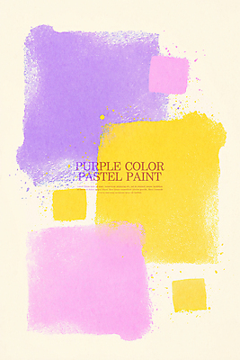 PSD 백그라운드 일러스트 수채화 사람없음 노란색 사각형 보라색 파스텔톤 국내일러스트 도형 컬러 파일형식