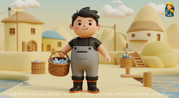 전신 PSD 구름 편집이미지 라이프스타일 남자 바다 주택 작업복 어류 장화 한명 들기 성인 일상 3D 쌓기 바구니 어부 어촌 부둣가 방수복 성인남자한명만 편집3D 자연요소 직업 1 옷 신발 모션 사람 건물 라이프 생활 항구 수중동물 시골 디지털합성 남자한명만 성인남자만 파일형식