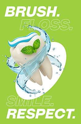 템플릿 포스터 사람없음 연두색 3D 청결 구강 민트 상쾌 치약 치아모형 물흐름 치아건강 이미지템플릿 AI파일 감정 건강 초록색 위생용품 흐름 입 치아 위생 허브 디지털합성 파일형식 벡터