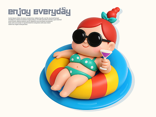 전신 PSD 편집이미지 여자 행복 3D캐릭터 한명 들기 성인 비키니 선글라스 눕기 3D 칵테일 칵테일잔 튜브 성인여자한명만 편집3D 캐릭터 1 수영복 감정 안경 술잔 모션 주류 사람 디지털합성 여자한명만 성인여자만 파일형식