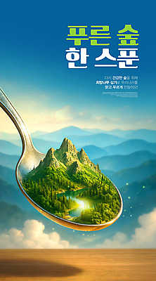 PSD 나무 구름 편집이미지 사람없음 강 자연보호 숟가락 숲 식목일 나무심기 한숟가락 산맥 이미지편집 자연요소 식물 1 기념일 자연 산 수저 보호 심기 파일형식