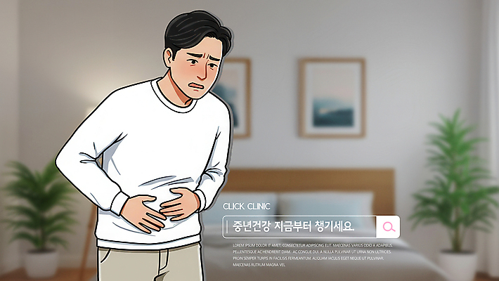 PSD 편집이미지 남자 중년 한명 상반신 건강관리 침실 고통 찡그림 갱년기 검색창 복통 중년남자한명만 이미지편집 1 감정 표정 건강 관리 사람 성인 질병 증상 남자한명만 중년남자만 파일형식