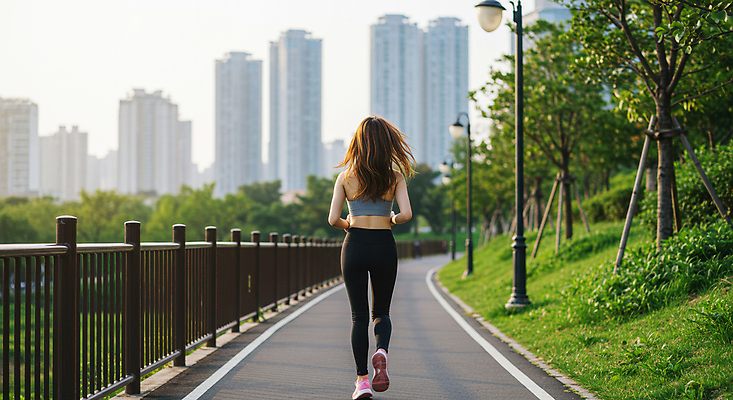 JPG 전신 나무 편집이미지 여자 도로 가로등 난간 한명 빌딩 성인 취미 운동복 달리기 건강관리 유산소운동 러닝 의료성형뷰티 성인여자한명만 편집실사 AI인물포토 AI콘텐츠 식물 1 옷 공공시설 길 교통시설 모션 건강 관리 사람 건물 운동 CG 여자한명만 성인여자만 파일형식 AI포토