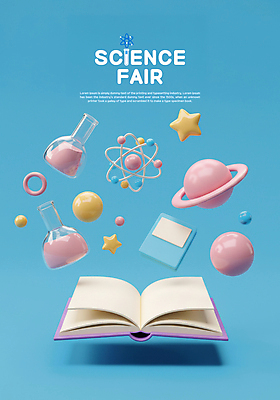 PSD 편집이미지 별 과학 그림자 사람없음 책 파란색 3D 펼침 행성 원형 플라스크 박람회 원자구조 이미지편집 편집3D 자연요소 도형 컬러 모션 실험기구 우주 디지털합성 원자 파일형식