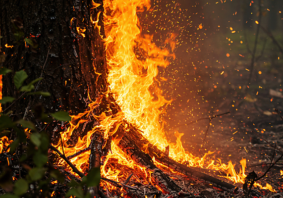 JPG 나무 편집이미지 자연 불 건조 안전 사람없음 봄 피해 숲 위험 사회이슈 디지털합성 화재 산불 편집실사 AI포토 AI콘텐츠 자연요소 식물 계절 컨셉 사건 CG 생태계 파일형식