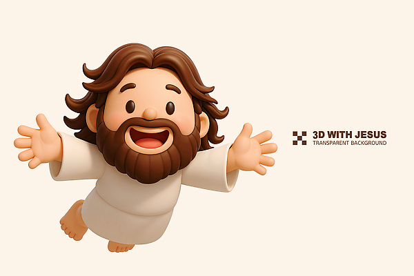 전신 PSD 편집이미지 남자 기독교 팔벌리기 한명 웃음 성인 3D 점프 예수 베이지색 성인남자한명만 편집3D 1 종교 컬러 모션 표정 사람 신_종교 디지털합성 남자한명만 성인남자만 파일형식