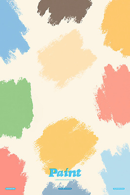 PSD 백그라운드 일러스트 붓터치 사람없음 페인트 얼룩 알록달록 국내일러스트 컬러풀 파일형식