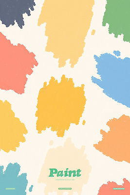 PSD 백그라운드 일러스트 붓터치 사람없음 페인트 얼룩 알록달록 국내일러스트 컬러풀 파일형식