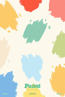 PSD 백그라운드 일러스트 붓터치 사람없음 페인트 얼룩 알록달록 국내일러스트 컬러풀 파일형식