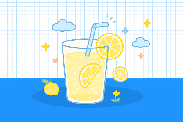꽃 잎 일러스트 단면 빨대 사람없음 파란색 반짝임 노란색 하트 레몬 레모네이드 슬라이스 구름모양 음료수컵 국내일러스트 AI파일 모양 식물 컬러 과일 모션 컵 에이드 파일형식 벡터 구름_자연