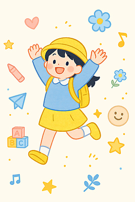 전신 PSD 알파벳 여자 꽃 별 어린이 가방 음표 일러스트 한명 미소 소녀 달리기 블록 유치원생 만세 하트 종이비행기 크레파스 유치원복 매기 이모티콘 유치원모자 소녀한명만 연노랑색 국내일러스트 자연요소 모양 식물 모자_잡화 1 기호 영어 잡화 옷 음악 모션 학용품 표정 사람 노란색 종이접기 여자한명만 소녀만 파일형식