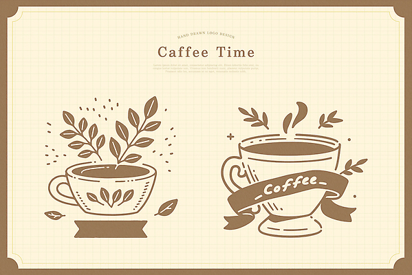 배너템플릿 잎 라인일러스트 일러스트 티타임 사람없음 갈색 현수막 수증기 커피잔 심볼 라인아트 베이지색 국내일러스트 AI파일 식물 템플릿 배너 커피 선 컬러 휴식 잔 파일형식 벡터