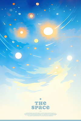 PSD 일러스트 하늘 사람없음 파란색 빛 우주 은하수 별빛 국내일러스트 별 컬러 자연 파일형식