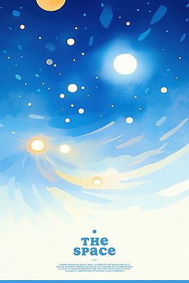 PSD 일러스트 하늘 사람없음 파란색 빛 우주 은하수 별빛 국내일러스트 별 컬러 자연 파일형식