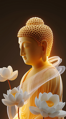 JPG 편집이미지 불교 상반신 사람없음 빛 눈감음 부처님오신날 웨이브 부처님상 연꽃차 황금불상 편집실사 AI포토 AI콘텐츠 기념일 종교 모션 불상 CG 부처 꽃차 파일형식