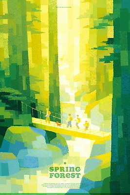 전신 PSD 나무 여자 남자 어린이 일러스트 배낭 자연 소년 여러명 성인 초록색 햇빛 걷기 봄풍경 바위 개울 강아지 숲속 감성 건너기 싱그러움 가교 국내일러스트 식물 건축물 컬러 다수 컨셉 가방 모션 사람 풍경 반려동물 강 태양 봄 돌_바위 개 숲 생태계 파일형식