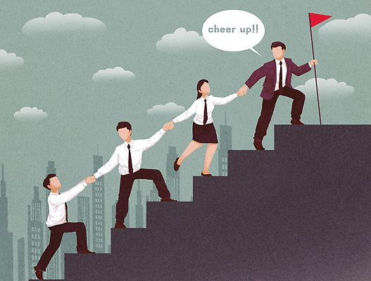 전신 PSD 구름 여자 남자 중년 말풍선 일러스트 협력 직장 함께함 들기 정장 빌딩 여러명 성인 계단 손잡기 깃발 도시 비즈니스맨 비즈니스우먼 조직 당기기 사장 오르기 국내일러스트 자연요소 옷 다수 컨셉 회사 비즈니스 모션 사람 건물 직장인 파일형식