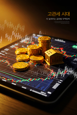 PSD 편집이미지 그래프 사람없음 건물 경제 태블릿 글로벌 사회이슈 무역 은행 동전탑 주식표 관세 이미지편집 건축물 산업 컨셉 금융 전자제품 스마트기기 쌓기 동전 주식 세금 파일형식