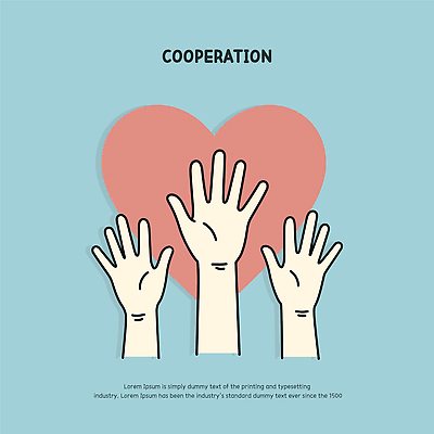 손 일러스트 협력 손바닥 신체부위 파란색 손들기 국내일러스트 AI파일 컬러 모션 사람 파일형식 벡터