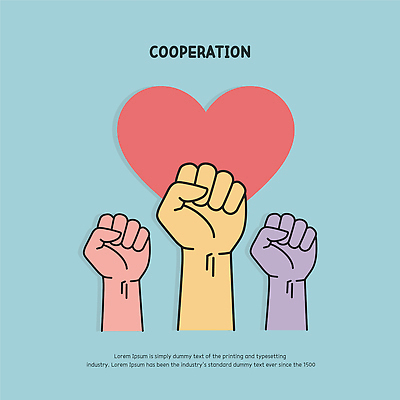 손 일러스트 협력 신체부위 파란색 손들기 주먹 하트 국내일러스트 AI파일 모양 컬러 모션 사람 파일형식 벡터