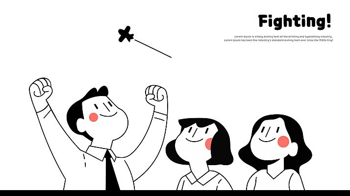 여자 남자 일러스트 응원 비행기 미소 정장 상반신 성인 세명 손들기 파이팅 만세 직장인 성인만 국내일러스트 AI파일 직업 옷 항공교통 모션 대중교통 표정 사람 파일형식 벡터