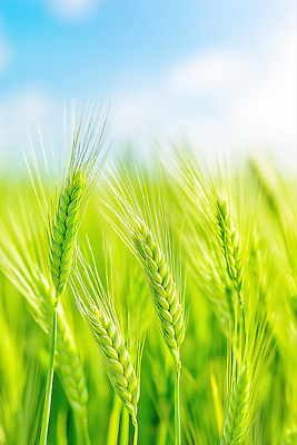 JPG 구름 편집이미지 하늘 사람없음 햇빛 청보리 청보리밭 화창 편집실사 AI포토 AI콘텐츠 자연요소 밭 날씨 태양 CG 보리 파일형식