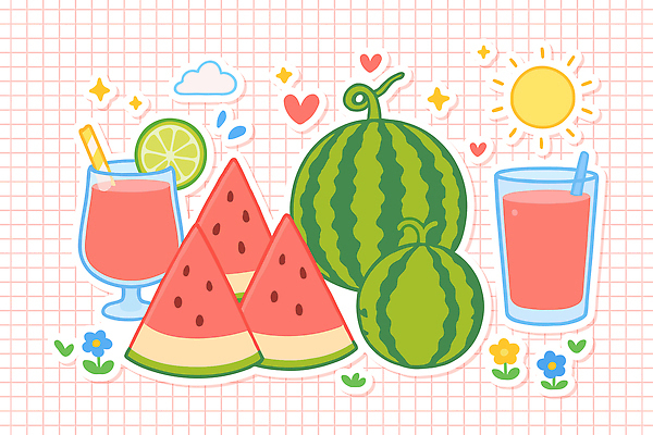 구름 꽃 분홍색 스티커 일러스트 잔 빨대 사람없음 여름 반짝임 태양 귀여움 하트 시원함 라임 냉음료 레몬장식 수박조각 수박주스 국내일러스트 AI파일 자연요소 모양 식물 식기 계절 음료 컬러 조각 컨셉 과일 모션 수박 장식 과일주스 레몬 파일형식 벡터