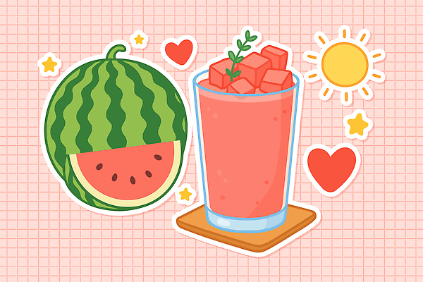별 분홍색 스티커 일러스트 잔 사람없음 여름 태양 귀여움 하트 시원함 냉음료 수박조각 수박주스 코스터 국내일러스트 AI파일 자연요소 모양 식기 계절 음료 컬러 조각 컨셉 수박 과일주스 컵받침 파일형식 벡터