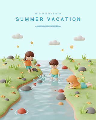 전신 PSD 구름 편집이미지 여자 남자 꽃 별 어린이 엎드리기 물놀이 여름방학 미소 앉기 소녀 소년 잔디 세명 3D 바위 개울 튀는물 발담그기 어린이만 편집3D 자연요소 식물 모션 놀이 방학 표정 사람 강 돌_바위 디지털합성 액체표현 스플래쉬 파일형식 여름_계절