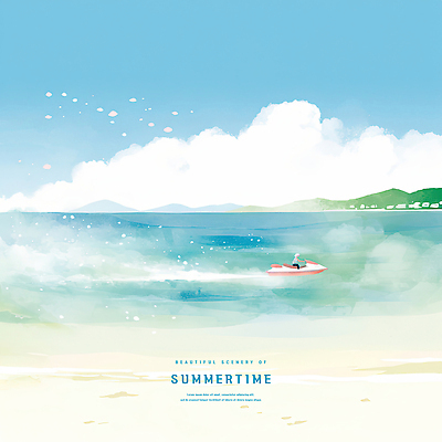 PSD 구름 일러스트 하늘 수채화 산 한명 성인 해변 모래사장 여름풍경 승차 속도 튀는물 감성 제트스키 성인한명만 국내일러스트 자연요소 1 바다 컨셉 모션 사람 풍경 수상스포츠 액체표현 스플래쉬 성인만 파일형식 여름_계절