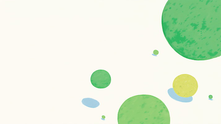 JPG 백그라운드 일러스트 자연 사람없음 초록색 하이앵글 원형 잔디공 국내일러스트 AI일러스트 AI콘텐츠 도형 뷰포인트 컬러 공 생태계 파일형식